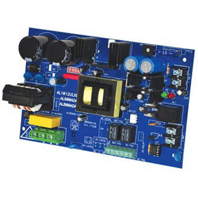 Altronix AL1012ULXB Power Supply Charger, Single Fused Output, 12VDC @ 10A, 115VAC, Board
