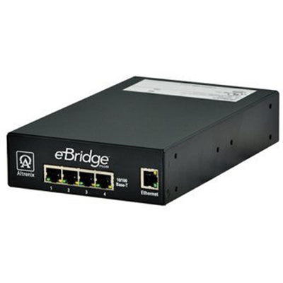 Altronix EBRIDGE4PCRX EoC 4 Port Receiver, 25Mbps per port, Generates PoE/PoE+, 48-56 VDC, Requires Compatible Transceiver