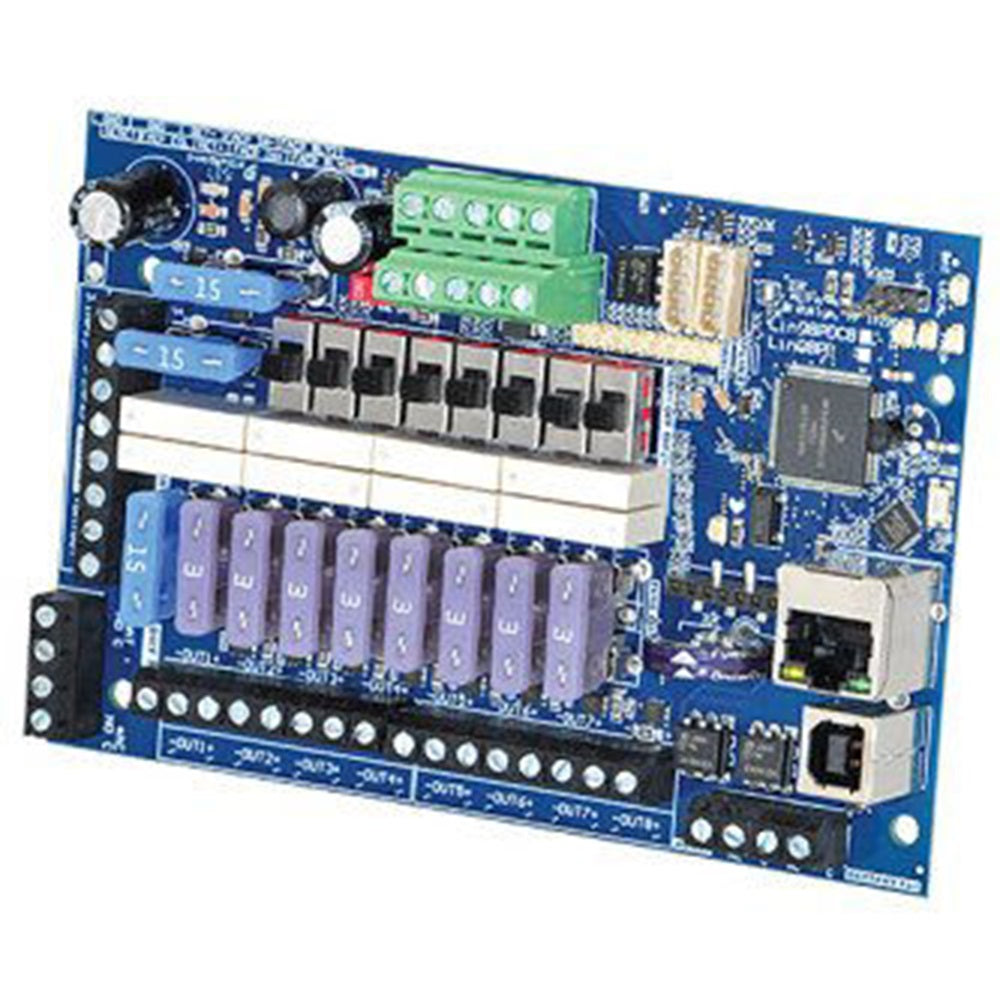 Altronix LINQ8PD Networkable Power Distribution Module, 8 Fused Outputs, Control, Monitor and Report Individual Output