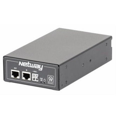 Altronix NETWAY1BT Midspan Injector, Single Port 802.3bt, 10/100/1000, PoE/PoE+/Hi-PoE, Aux. Class 2 power-limited output rated