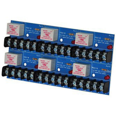 Altronix RB610 Relay Module, Breakaway, 6 - 12/24VDC, SPDT @ 10A - 120VAC/28VDC