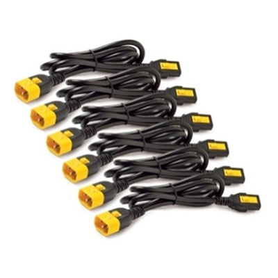 APC AP8702S-NAX340 Power Cord Kit (6 ea), Locking, C13 C14