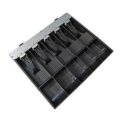 APG Cash Drawer VPK-15B-2A-BX Fixed Till Assembly, 5x5 Plastic Bill Hold Downs - (individually packed) Fits VP1616, VB1616 & VB1618