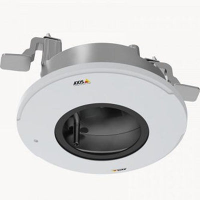 Axis Communications 01757-001 Indoor recessed mount for drop ceiling installation. Supports the optional use of an internal microphone.