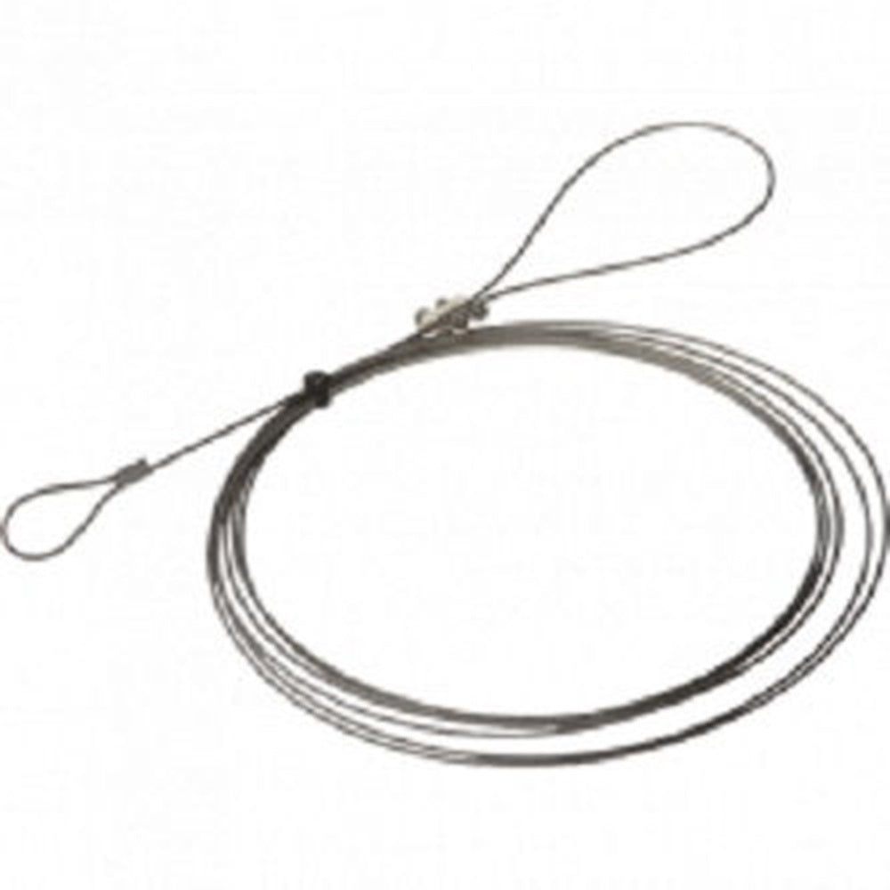 Axis Communications 5801-971 Camera Safety Wire, Long, 3 Meter Length, Stainless Steel, With Fixed/Adjustable Loop, For PTZ/Fixed Dome