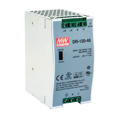 Barox PS-DIN-AC/48/120 power supplies for DIN rail, 85-264VAC, 120-370VDC, 120W