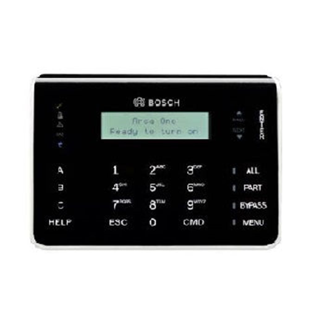 Radionix B921C Two-line Keypad w/Touch keys, Inputs - Two-line alphanumeric keypad with inputs and capacitive touch keys in