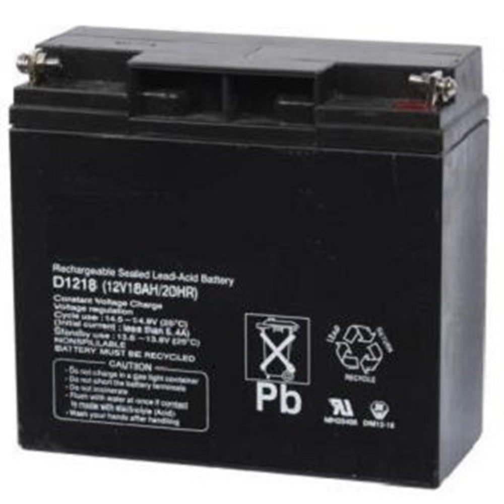 Radionix D1218 Battery, 12V 18Ah