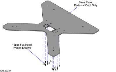 NCR 7372-K100 Kit - Standard Baseplate, Card Only