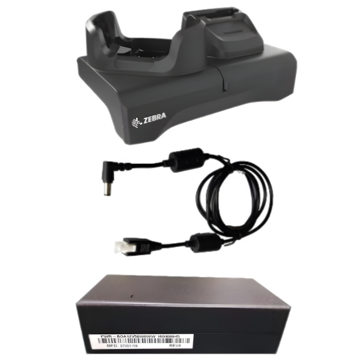 Zebra CRD-NGTC5N-2SE1B KIT - Single-slot and spare battery charging cradle kit with USB communication / Ethernet capability for TC53