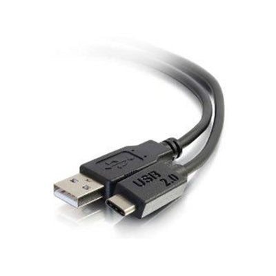 CablesToGo 28871 6Ft Usb 2.0 Usb-C To Usb-A Cable M/M - Black