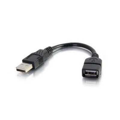 CablesToGo 52119 6in USB 2.0 A male to female Ext Cable