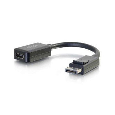 CablesToGo 54322 8in C2G DisplayPort M to HDMI F BLK