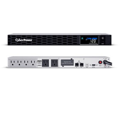 CyberPower CP500PFCRM1U UPS,,6 NEMA 5-15R, NEMA 5-15P, 3 Yr Wty