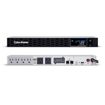 CyberPower CP700PFCRM1U UPS,,6 NEMA 5-15R, NEMA 5-15P, 3 Yr Wty