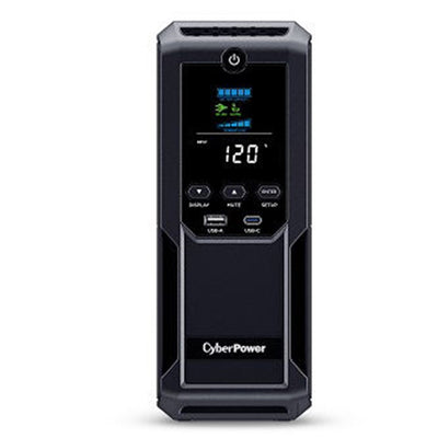 CyberPower CP1500AVRLCD3 12 Out, LCD, Serial/USB