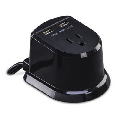 CyberPower CSP105U Dual Power Station 2-2.1A Usb; Ports 1 Outlet Nema 5-15R 5Ft Cord