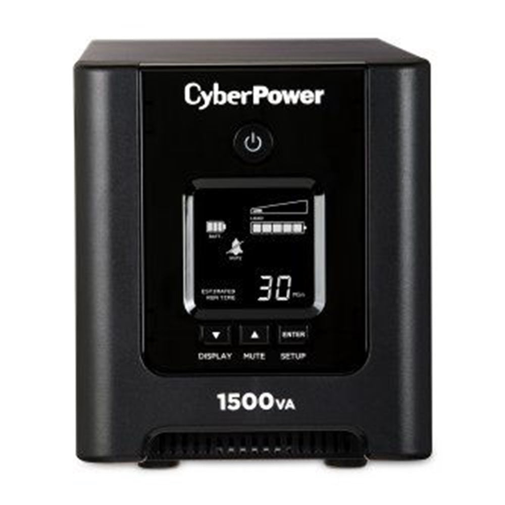 CyberPower OR1500PFCLCD 1500VA/1050W, Pure Sine Wave, NEMA 5-15P, 6 ft cord, 8 x NEMA 5-15R, USB, Serial, PowerPanel Business Edition