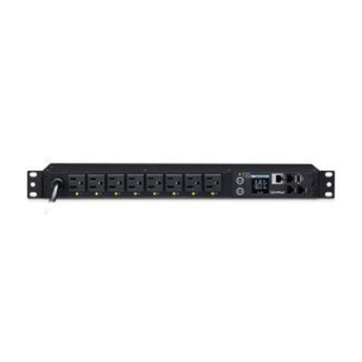 CyberPower PDU41001 Switched PDU 15A 120V NEMA 5-15P input 8 NEMA 5-15R output 12ft cord 1U 3 Year Warranty
