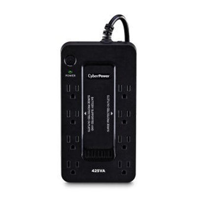 CyberPower ST425 425VA/260W, Standby UPS, Compact, 120V, (8) NEMA 5-15R Outlets, 5Ft Cord, 3-Yr Warranty