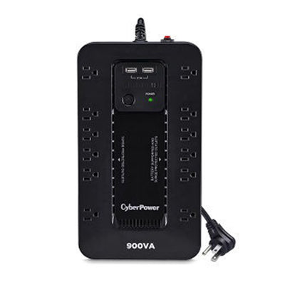 CyberPower ST900U 120V 15A 12 Outlets 2xUSB Charge Ports 5 Ft Cord 3-Year Warranty