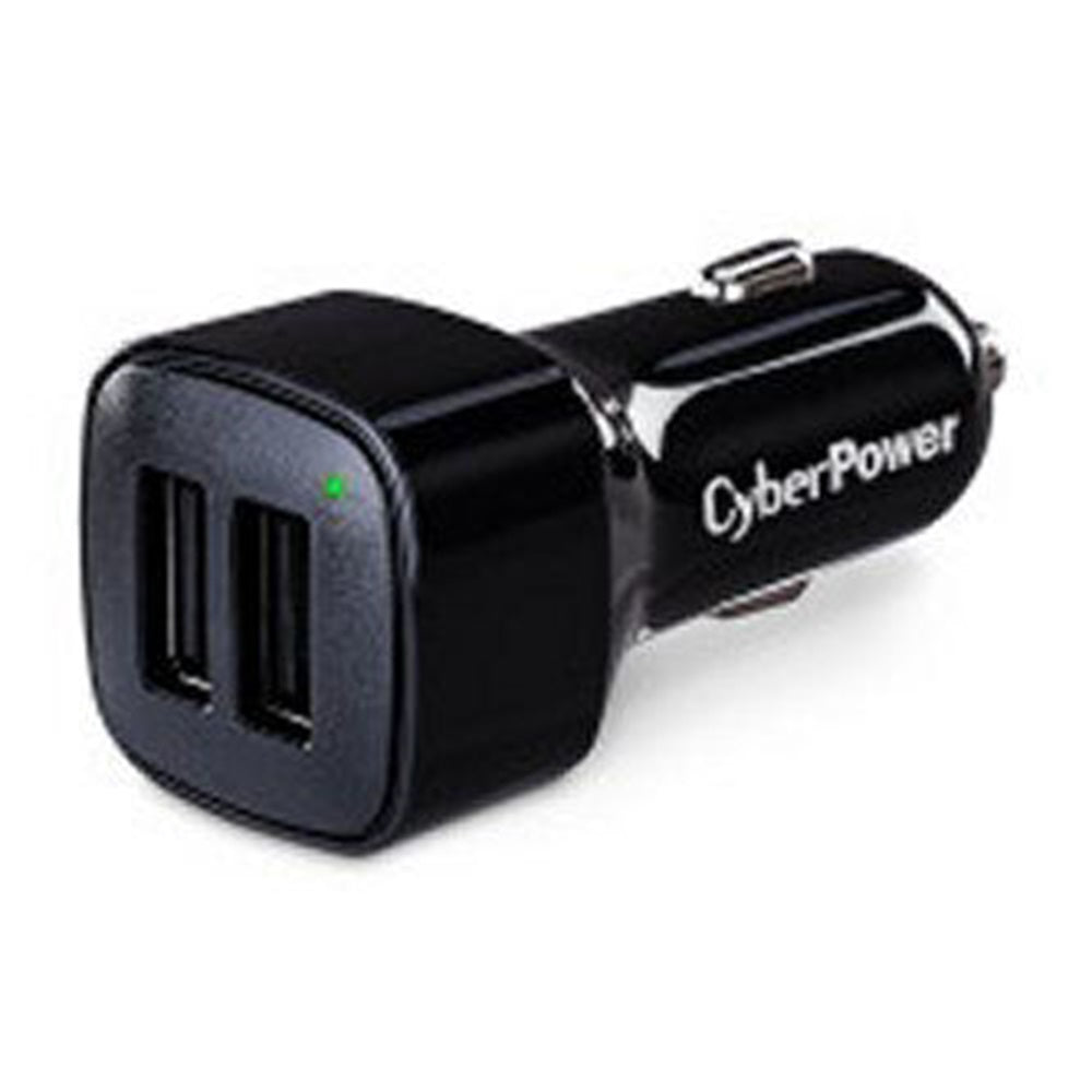 CyberPower TR22U3A Travel Charger - (2) USB 3.1A Shared Ports and DC Auto Power Plug