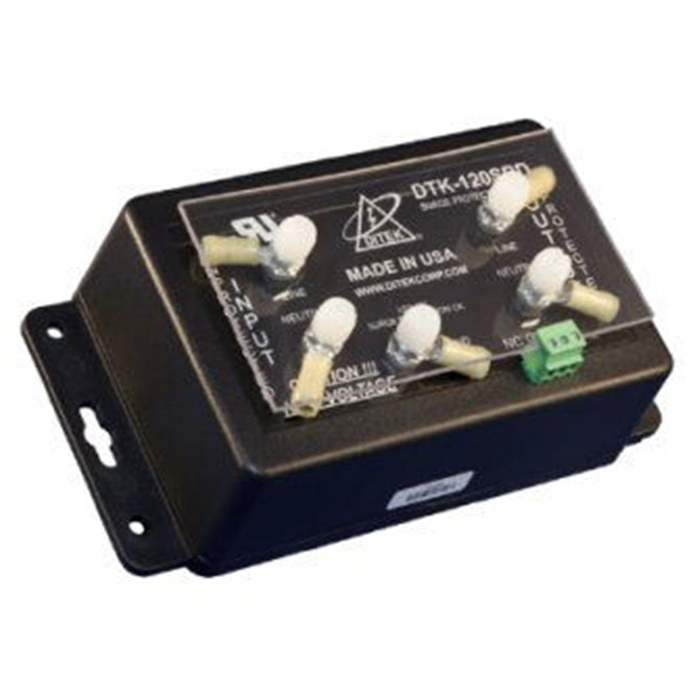 Ditek DTK-120SRD 120V-20A Hardwire Series Hybrid W/Filter 2W+G W/Dry Contacts