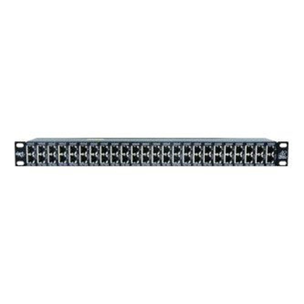 Ditek DTK-RM24NETS 24 Channel Rackmount POE/Ethernet Protector, 1U, Shielded RJ45 In/Out, 10GbE