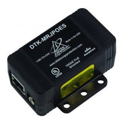 Ditek DTK-MRJPOES Single Channel 10GbE PoE Protector Shielded RJ45 Connection