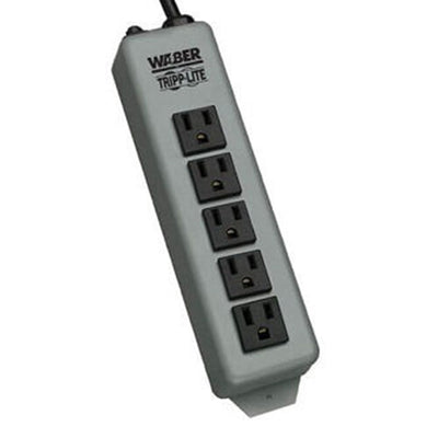Eaton 602-15 Industrial Power Strip, 5-Outlet, 15 ft. (4.6 m) Cord, Switchless