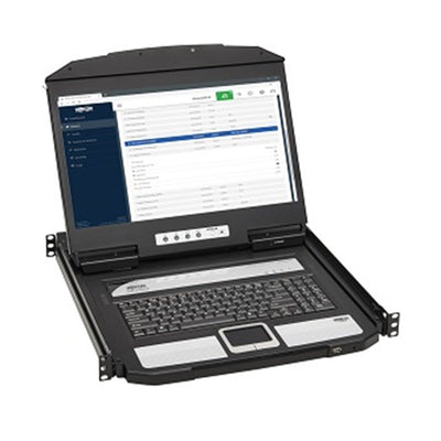 Eaton B021-SWHD-K 1U Rack-Mount Short-Depth HDMI KVM Console KVM Switch with 18.5 in. LCD