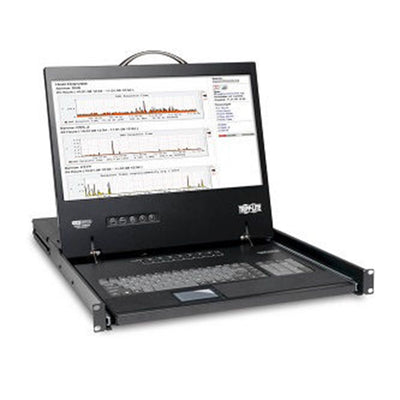 Eaton B040-008-19 NetController 8-Port 1U Rack-Mount Console KVM Switch with 19-in. LCD