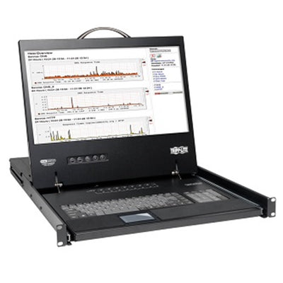 Eaton B040-016-19 NetController 16-Port 1U Rack-Mount Console KVM Switch with 19-in. LCD