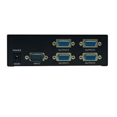 Eaton B114-004-R 4-Port VGA/SVGA Video Splitter with Signal Booster, High Resolution Video, 350MHz, (HD15 M/4xF)