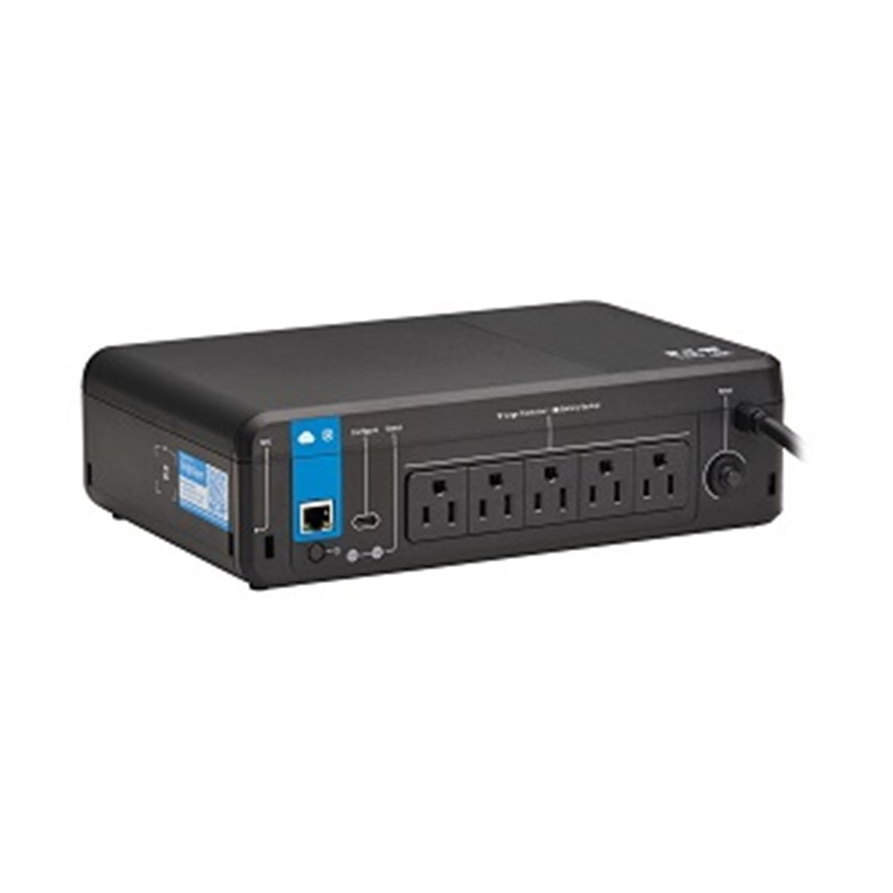 Eaton BC850RNC Tripp Lite series 850VA 450W 120V Standby Cloud-Connected UPS with Remote Monitoring - 5 NEMA 5-15R Outlets