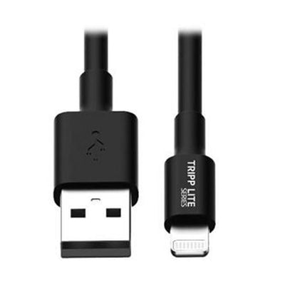 Eaton M100-003-BK USB-A to Lightning Sync/Charge Cable (M/M) - MFi Certified, Black, 3 ft. (0.9 m)