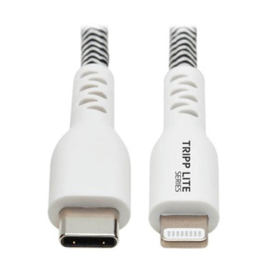 Eaton M102-010-HD Heavy-Duty USB-C to Lightning Sync/Charge Cable, MFi Certified - M/M, USB 2.0, 10 ft. (3.05 m)