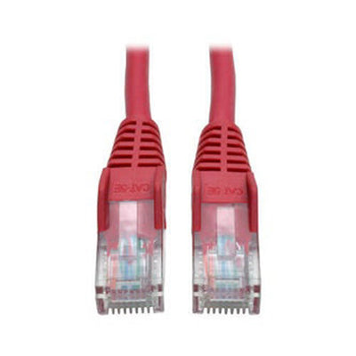 Eaton N001-007-RD Cat5e 350 MHz Snagless Molded (UTP) Ethernet Cable (RJ45 M/M), PoE - Red, 7 ft. (2.13 m)