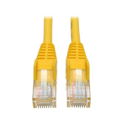 Eaton N001-014-YW Cat5e 350 MHz Snagless Molded (UTP) Ethernet Cable (RJ45 M/M), PoE - Yellow, 14 ft. (4.27 m)