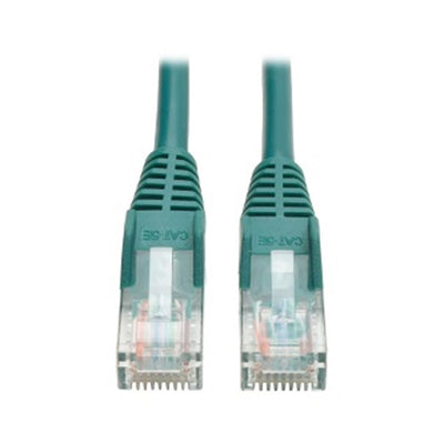 Eaton N001-025-GN Cat5e 350 MHz Snagless Molded (UTP) Ethernet Cable (RJ45 M/M), PoE - Green, 25 ft. (7.62 m)
