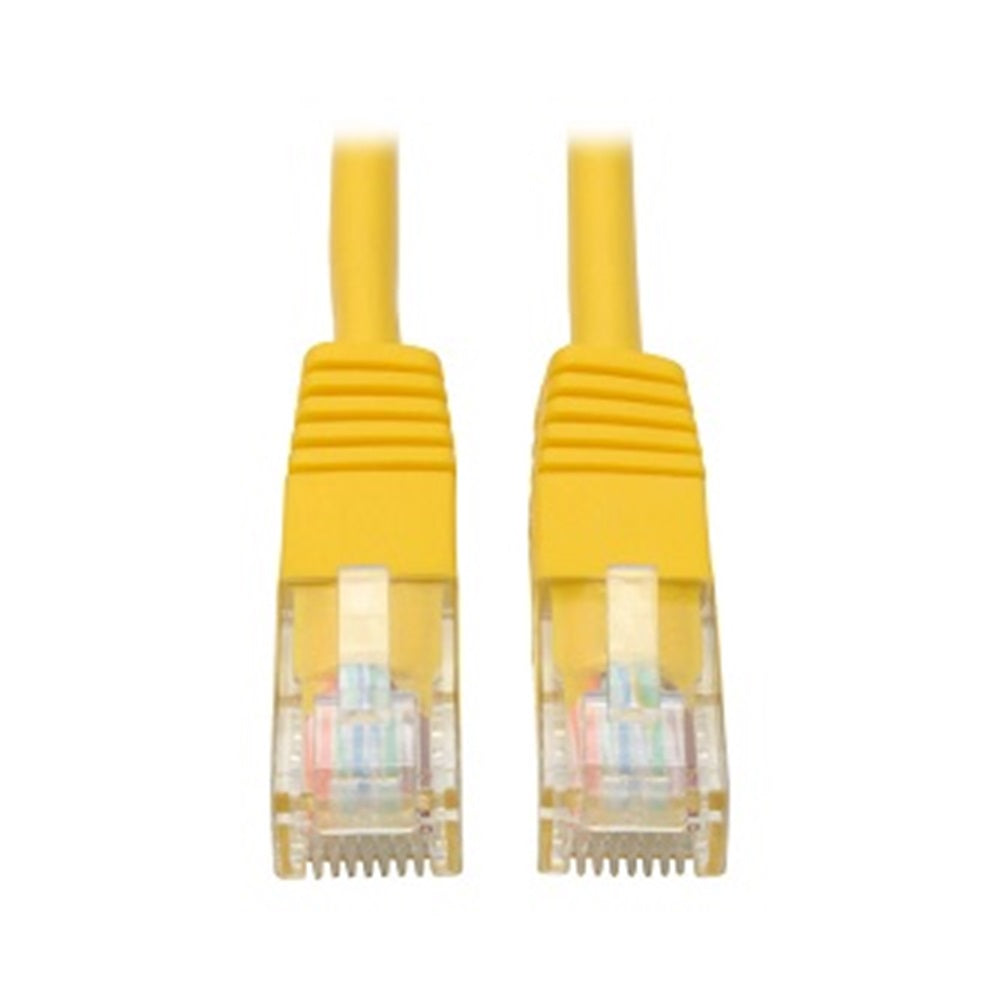 Eaton N002-003-YW Cat5e 350 MHz Molded (UTP) Ethernet Cable (RJ45 M/M), PoE - Yellow, 3 ft. (0.91 m)
