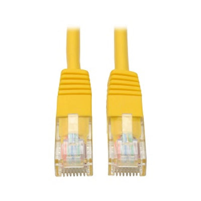 Eaton N002-003-YW Cat5e 350 MHz Molded (UTP) Ethernet Cable (RJ45 M/M), PoE - Yellow, 3 ft. (0.91 m)