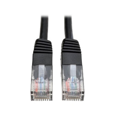Eaton N002-005-BK Cat5e 350 MHz Molded (UTP) Ethernet Cable (RJ45 M/M), PoE - Black, 5 ft. (1.52 m)