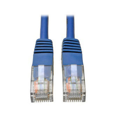 Eaton N002-014-BL Cat5e 350 MHz Molded (UTP) Ethernet Cable (RJ45 M/M), PoE - Blue, 14 ft. (4.27 m)