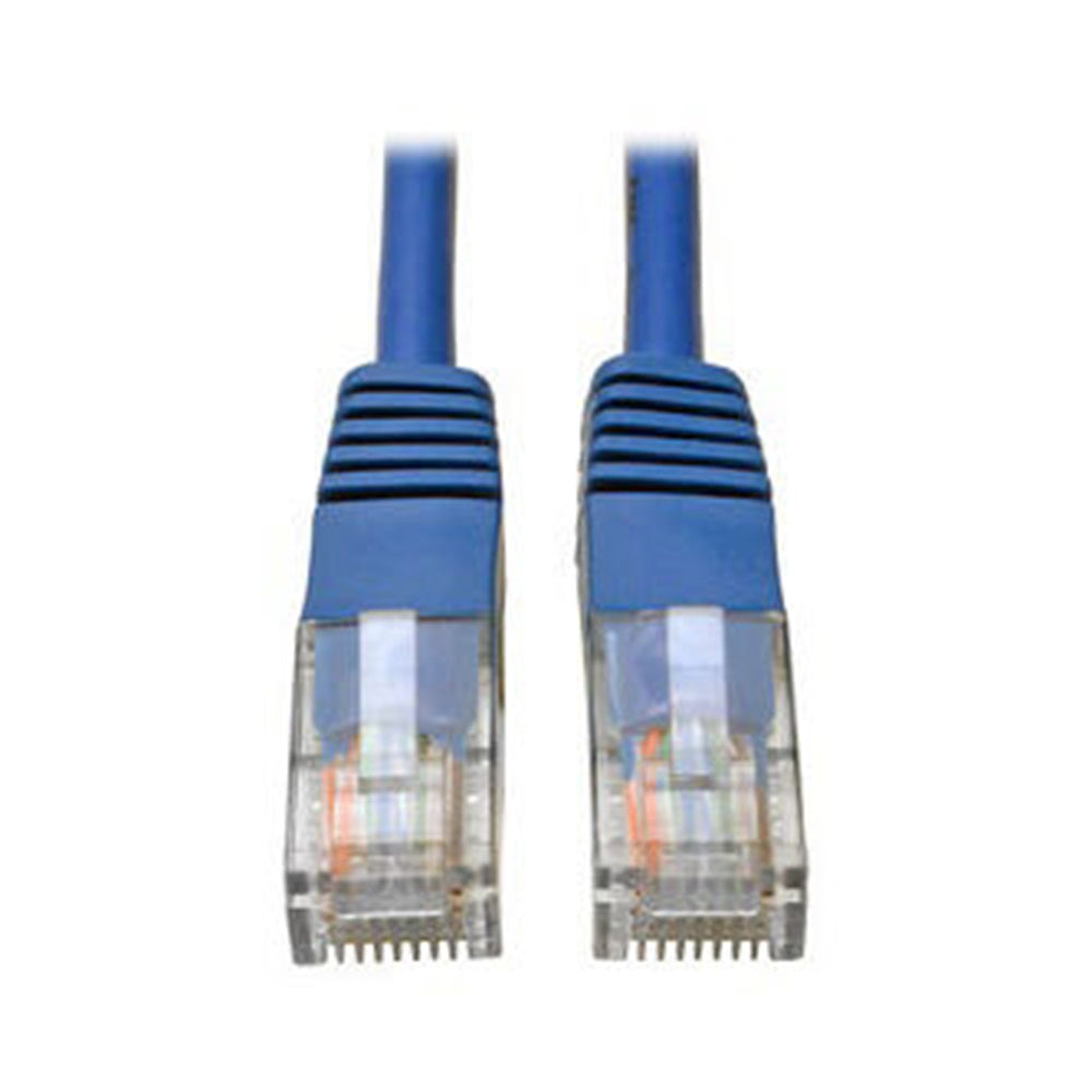 Eaton N002-015-BL Cat5e 350 MHz Molded (UTP) Ethernet Cable (RJ45 M/M), PoE - Blue, 15 ft. (4.57 m)