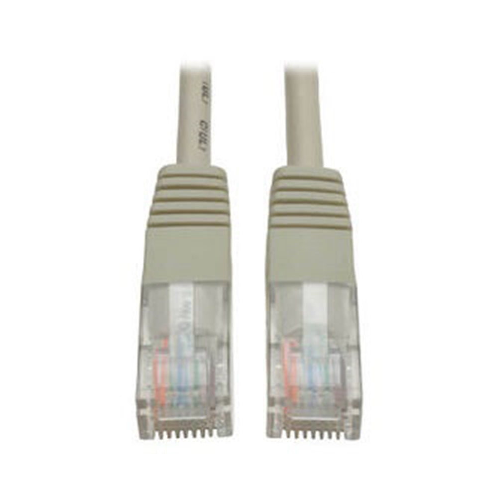 Eaton N002-050-GY Cat5e 350 MHz Molded (UTP) Ethernet Cable (RJ45 M/M), PoE - Gray, 50 ft. (15.24 m)