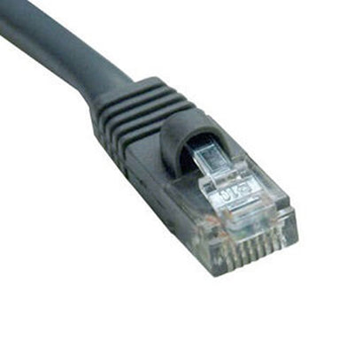 Eaton N007-050-GY Cat5e 350 MHz Outdoor-Rated Molded (UTP) Ethernet Cable (RJ45 M/M), PoE - Gray, 50 ft. (15.24 m)