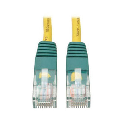 Eaton N010-010-YW Cat5e 350 MHz Crossover Molded (UTP) Ethernet Cable (RJ45 M/M), PoE - Yellow, 10 ft. (3.05 m)