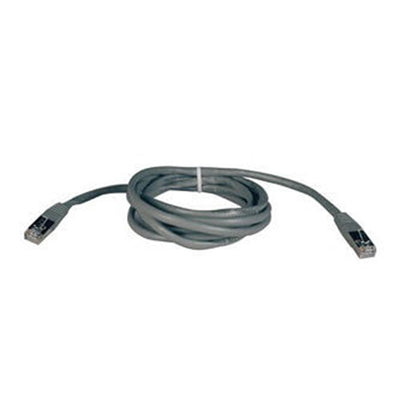 Eaton N105-050-GY Cat5e 350 MHz Molded Shielded (STP) Ethernet Cable (RJ45 M/M), PoE, Gray, 50 ft. (15.24 m)