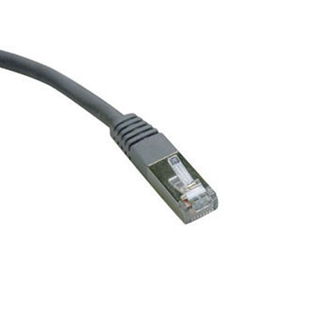 Eaton N125-050-GY Cat6 Gigabit Molded Shielded (FTP) Ethernet Cable (RJ45 M/M), PoE, Gray, 50 ft. (15.24 m)